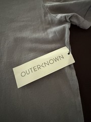 Outerknown Tee Mens Medium Grey Organic Cotton T-Shirt