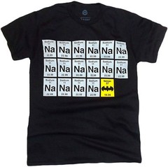 Batman Sodium Chart NA-NA-NA-NA Adult T-Shirt – Gotham City, DC Comics, Superhe
