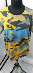 ADIDAS T-SHIRT CAMO AOP TEE MULTICOLOR HK2801 MENS SZ LG