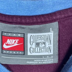 Nike Cooperstown Collection Philadelphia Phillies Blue T-Shirt Mens L Vintage