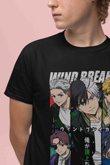 Wind Breaker Shirt Sakura Tshirt Sygishita T-Shirt Suo Top Hiragi Cute Anime Tee