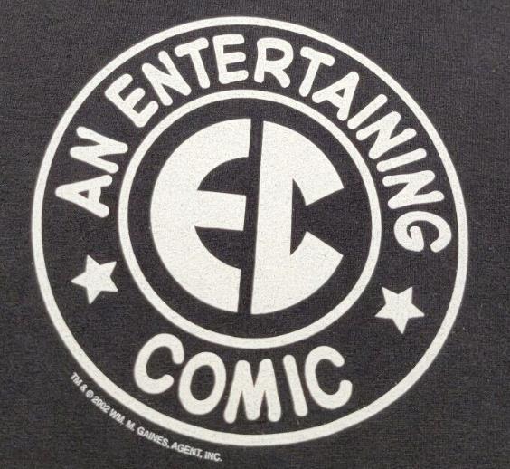 2002 An Entertaining Comic EC T-Shirt Graphitti Designs Vintage Logo NEW