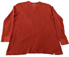 Eight Bells Long Sleeve Casual Shirt Cotton Poly Blend Red XL
