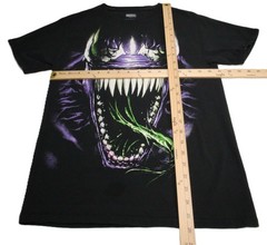 Marvel Venom Graphic T-Shirt Men’s Size S/C/P (34/36) Black Short Sleeve T0248