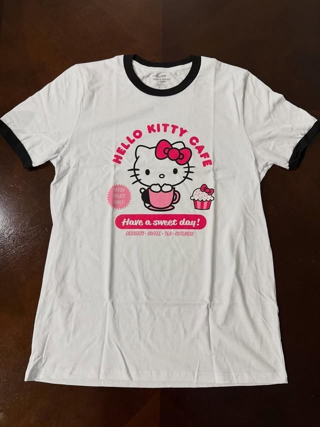 Hello Kitty Cafe T-Shirt V8 – Ringer Tee