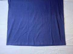 Soffe Navy Blue Short Sleeve BLANK T-Shirt – Cotton – Large – Made in USA