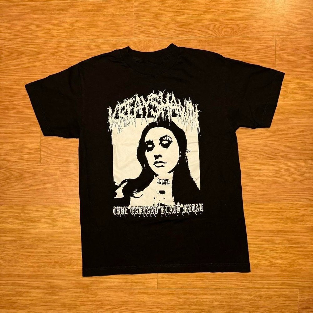 Kreayshawn TRUE OAKLAND BLACK METAL T-shirt S to 5XL ZL324 FREE SHIPPING