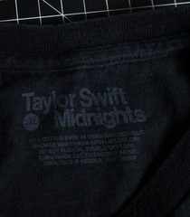 Taylor Swift Midnights Tour T-Shirt Adult 2XL Black Concert Official Item
