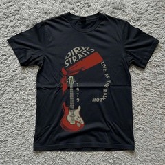 Dire Straits Live at the Rainbow Tee Vintage Rock Guitar Design VK09722