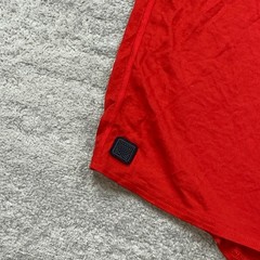 Bontrager Merino Wool Henley Shirt XL Red Gym Workout Lift Base Cycling Hike Men
