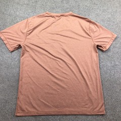 Vuori Shirt Mens Large Brown Solid Short Sleeve Pocket Tee Lightweight