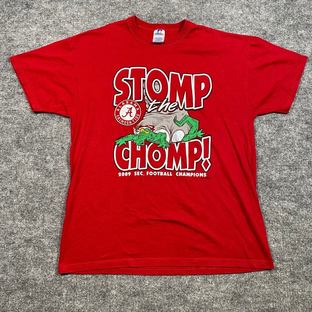 Russell Athletic Alabama Crimson Tide 2009 SEC Champions Stomp the Chomp Red L