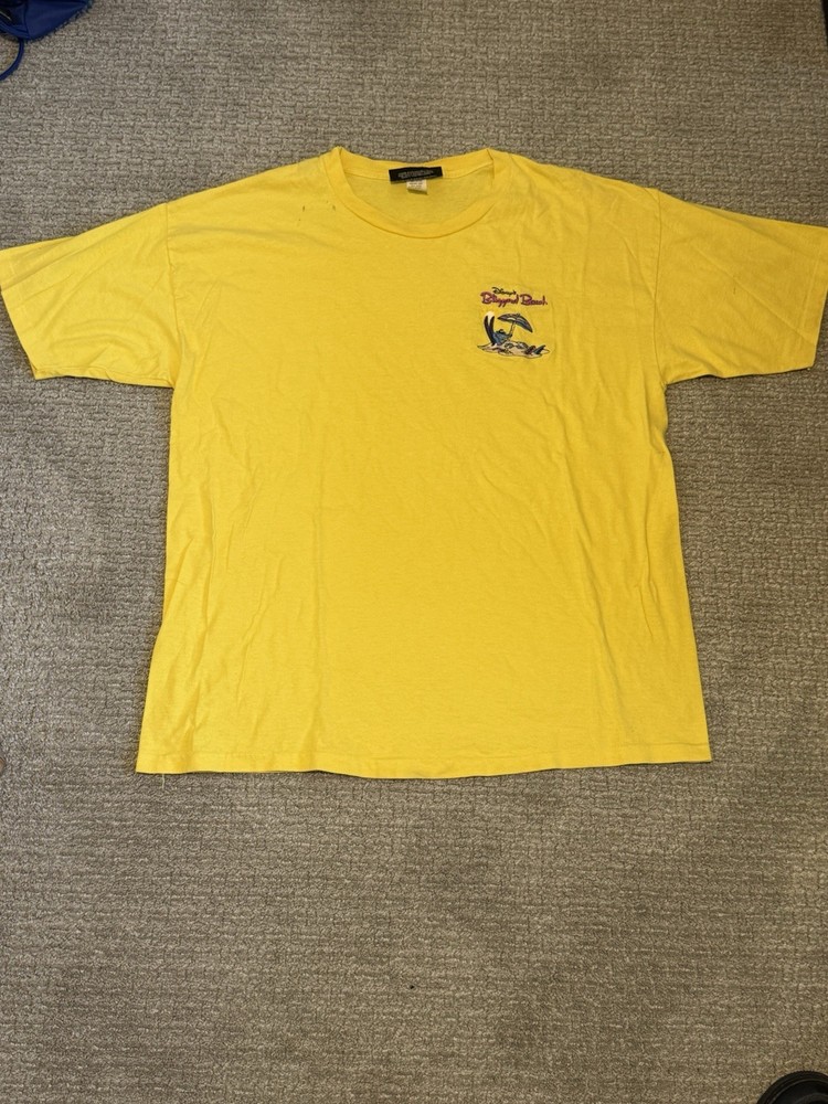 Vintage Disney Blizzard Beach Embroidered Single Stitched T Shirt Size XL