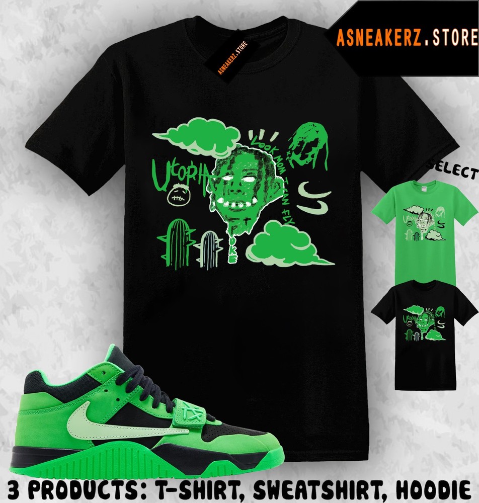 Shirt Matching Jumpman Jack Green Spark Match Sneaker Look Mom I Can Fly T-Shirt