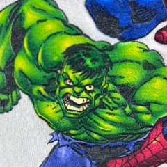 Vintage Marvel Avengers Shirt M Iron Man Hulk Spider Man SuperHero Tee 90s 1998