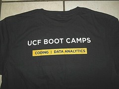 UCF CENTRAL FLORIDA ANVIL LIGHTWEIGHT T SHIRT SIZE LARGE CODING BOOT CAMPS
