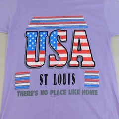 2pc Sun Sportswear Single Stitch Vintage T-Shirts USA St. Louis, Missouri #4236