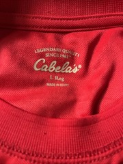 Cabelas T-Shirt Shirt Mens XL Red performance Outdoors Casual Men (6)