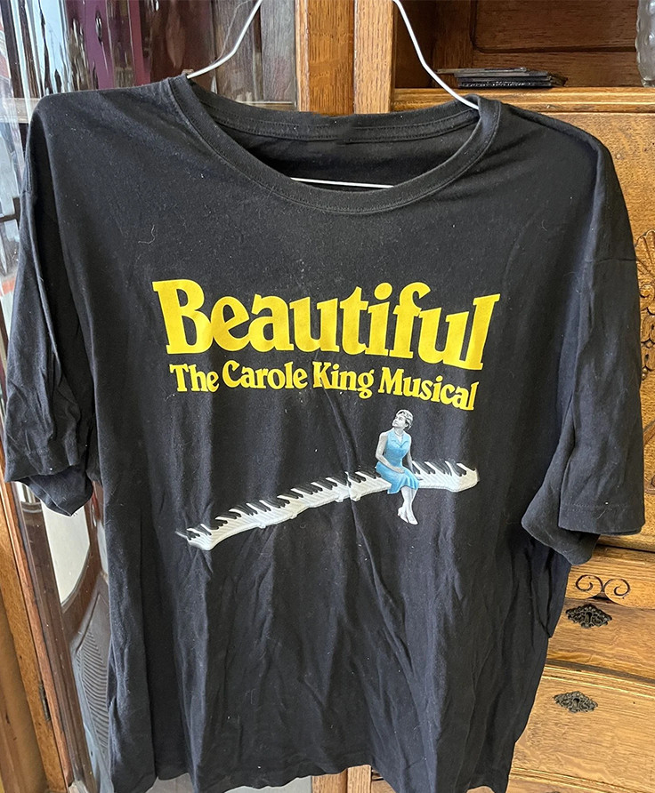 Carole King VTG black T-shirt short sleeve All sizes XZ807
