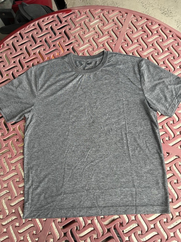 Everlast Greatness Within EverDri Workout T-shirt Grey Tee Large New w/o Tags