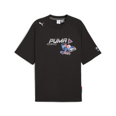 PUMA Bmw M Motorsport Motorsport Graphic Crew Neck Short Sleeve T-Shirt Mens Siz
