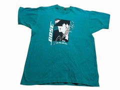 Vintage 90’s BOSE promo spellout Logo T Shirt Men’s XL Green 1990s