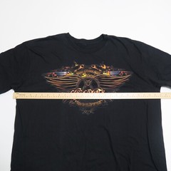 2009 Aerosmith Graphic T-Shirt Mens 2XL Black Short Sleeve Pullover Crew Neck