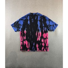 Nike Air Jordan T-Shirt Men Large Black Blue Pink Tie Dye Sport DNA 85 DH8982