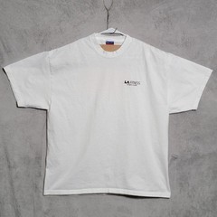 Vintage Champion T-Shirt Mens Size XL White LA Fitness Sports Athletic Tee 90s