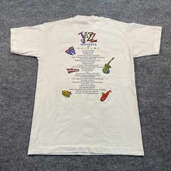 Vintage 1993 Chicago Jazz Music Festival Art Shirt Medium 19×28 Saxophone