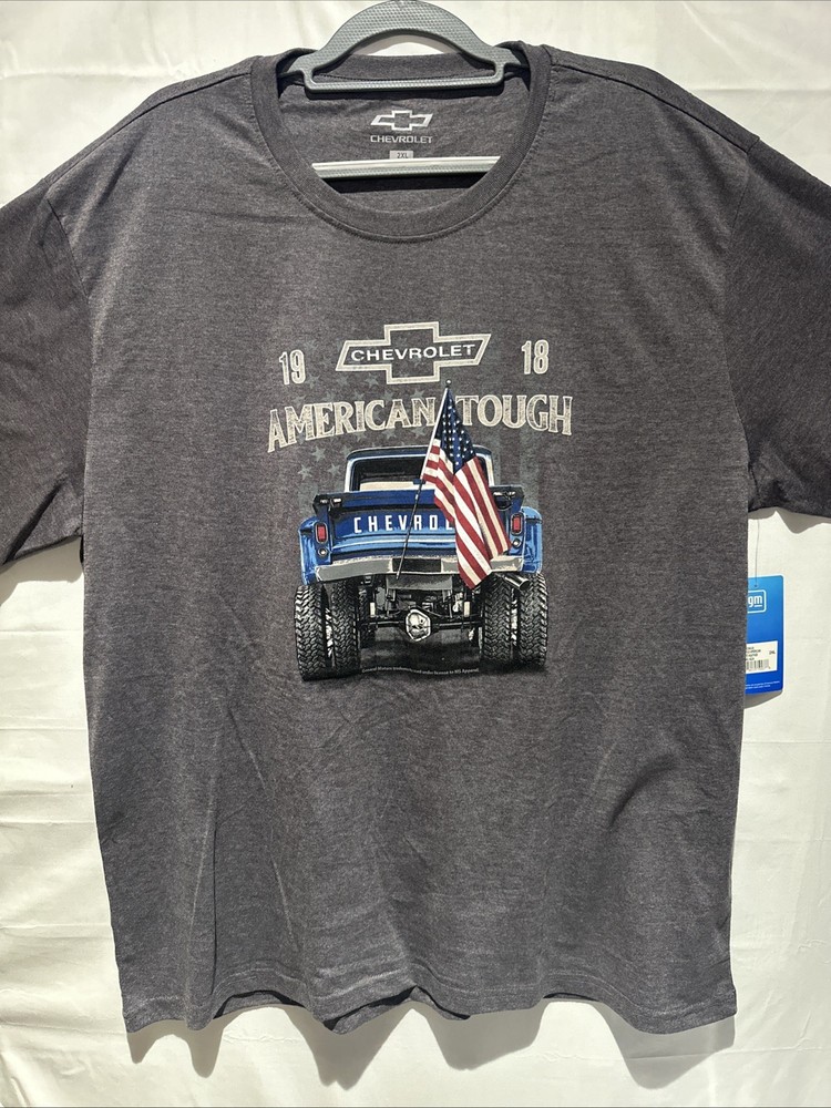 Chevy American Tough Truck Men’s T-shirt Sz 2XL Officially Licensed