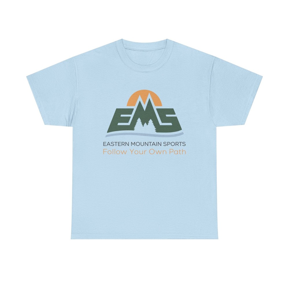 Eastern Mountain Sports T-Shirt Defunct Outdoor Retailer Follow Your Own Path