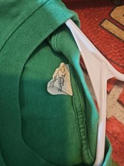 green t-shirt features orange TENNESSEE