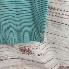 Marine Layer Shirt Mens Large Striped Short Sleeve Pocket Crewneck Casual Preppy