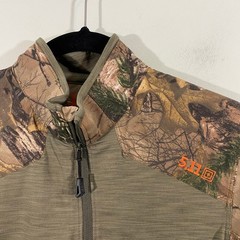 5.11 Tactical Men Realtree Camouflage Rapid Response Quarter-Zip Shirt Size S