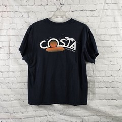 Costa Del Mar Men’s XL Navy Blue”Born On The Water” Short Sleeve T-Shirt