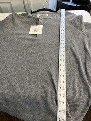 Free Planet Men Pull On Shirt Heather Gray Size M NWT