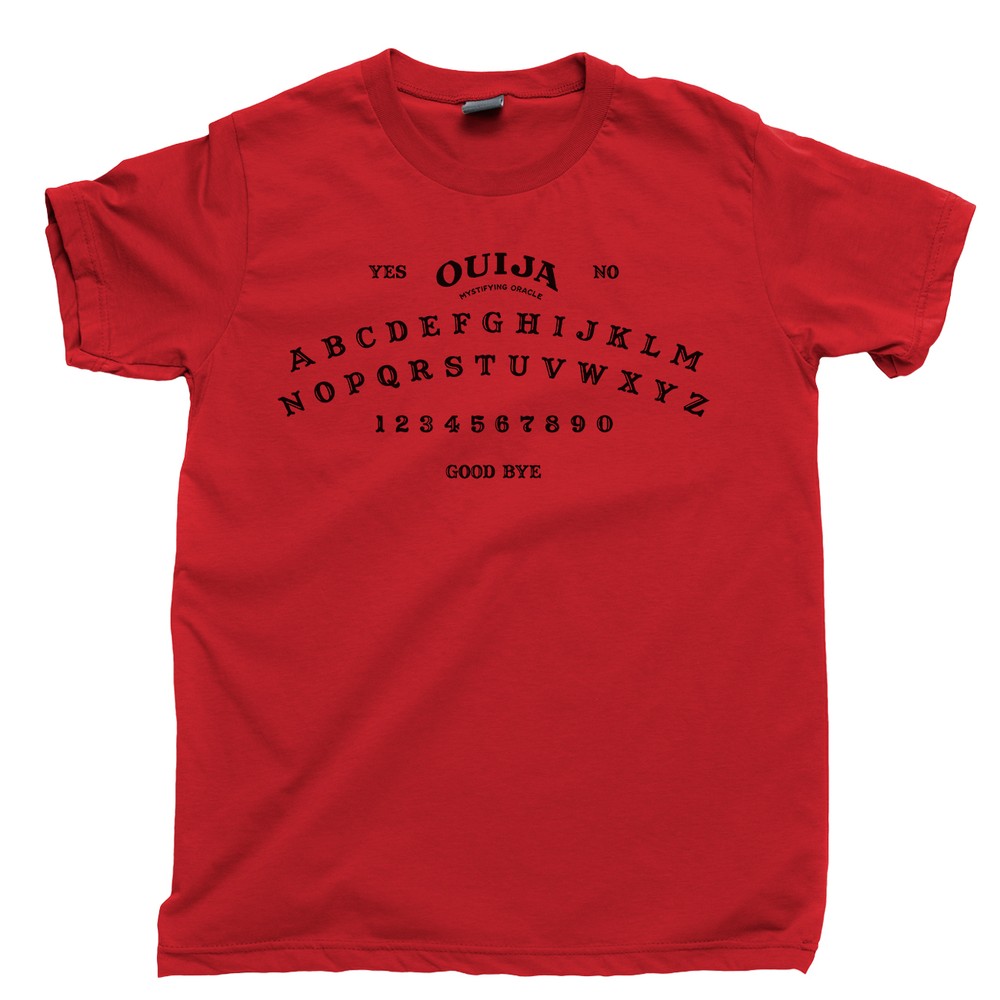 OUIJA BOARD T Shirt Dead Spirit Ghost Spiritualism Pagan Wiccan Witch Occult Tee