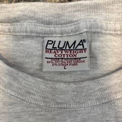 Bumfights DIY Screen-printed shirt, Large Vintage Pluma Gray, Indecline