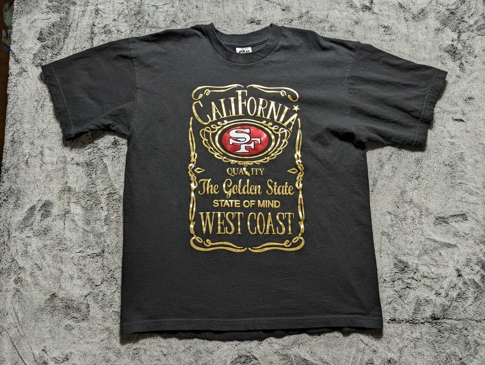 Athletic Pro Short Sleeve T Shirt Men’s Size XL Black San Francisco