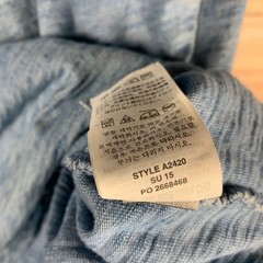 Wallace & Barnes T-Shirt Mens Small Indigo Blue Slub Cotton Pocket Tee A2420