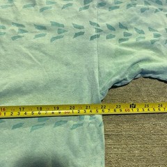 Gramicci Men’s Geometric Pattern Blue Crew Neck Short Sleeve T-Shirt Size M Mens