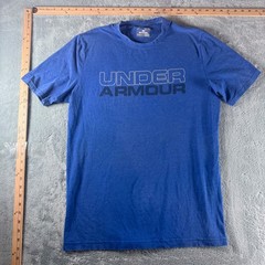 Under Armour Mens HeatGear Loose Fit Graphic T-Shirt Blue Medium 0280