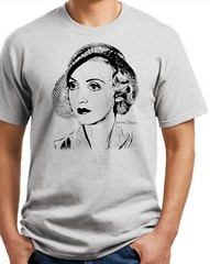 Bette Davis T-shirt. Grey ,White,Sand, Yellow. Size: Small – XXL Free Ship USA