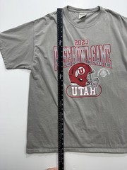 Utah Rose Bowl Game T Shirt Mens XL Gray 2023 Football ComfortWash Tee