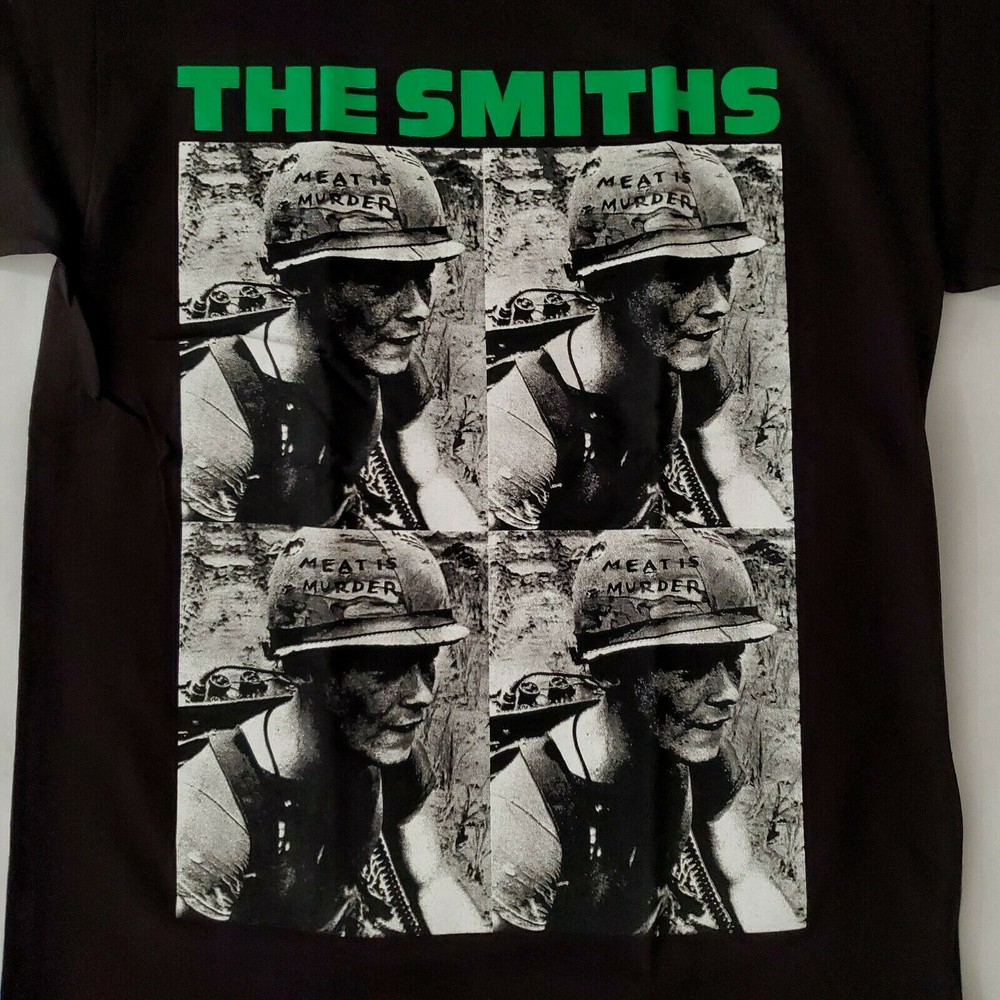 FREE SAME DAY SHIPPING Brand New THE SMITHS MEAT IS MURDER BLACK Shirt MEDIUM