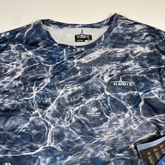 Habit Shirt Men Large Multicolor Stormy Weather Dave’s Marina Performance NEW