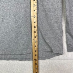 Nike Shirt Men’s Large Cowl Neck Gray Long Sleeve Logo