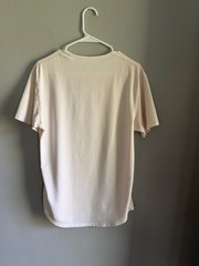 BYLT Drop Cut Lux Peach/Light Pink Short Sleeve T Shirt Mens M