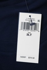 Polo Ralph Lauren Men’s Long Sleeve Plaid Patchwork Big PONY Shirt Navy 3LT